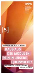 Projektwoche der Fakult&auml;t S