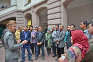 Pr&auml;sidentin Dienel begr&uuml;&szlig;t Delegation von der Bung Hatta Universit&auml;t Padang in 
